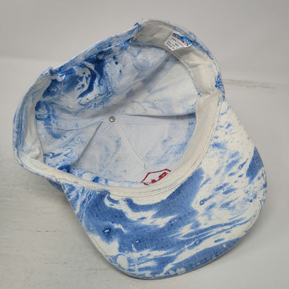 The Sportsman 5 Panel Blue White One Size R-M Automotive Finishes Snapback Hat