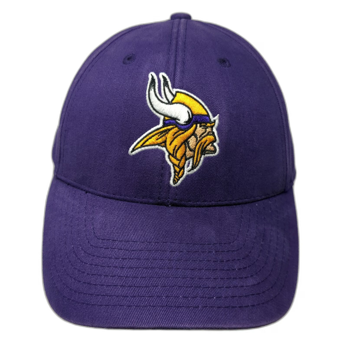 Minnesota Vikings NFL Team Apparel Hat Purple OSFM Strapback Embroidered Logo
