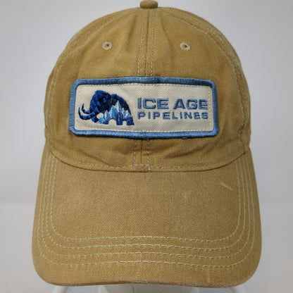 Legacy Baseball Cap Brown Blue White One Size Ice Age Pipelines Cotton Patch Hat