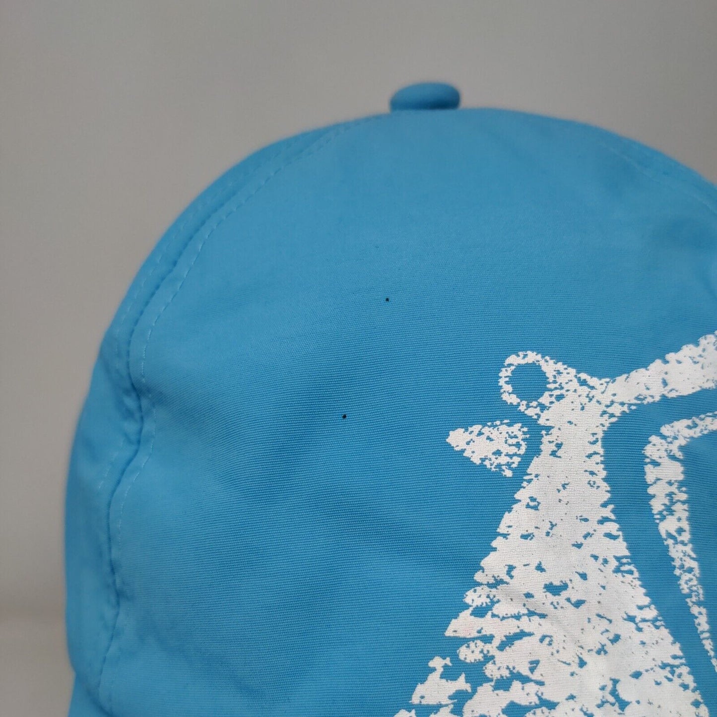 Carnival Strapback Hat Blue OSFA Adjustable Embroidered Logo 5 Panel