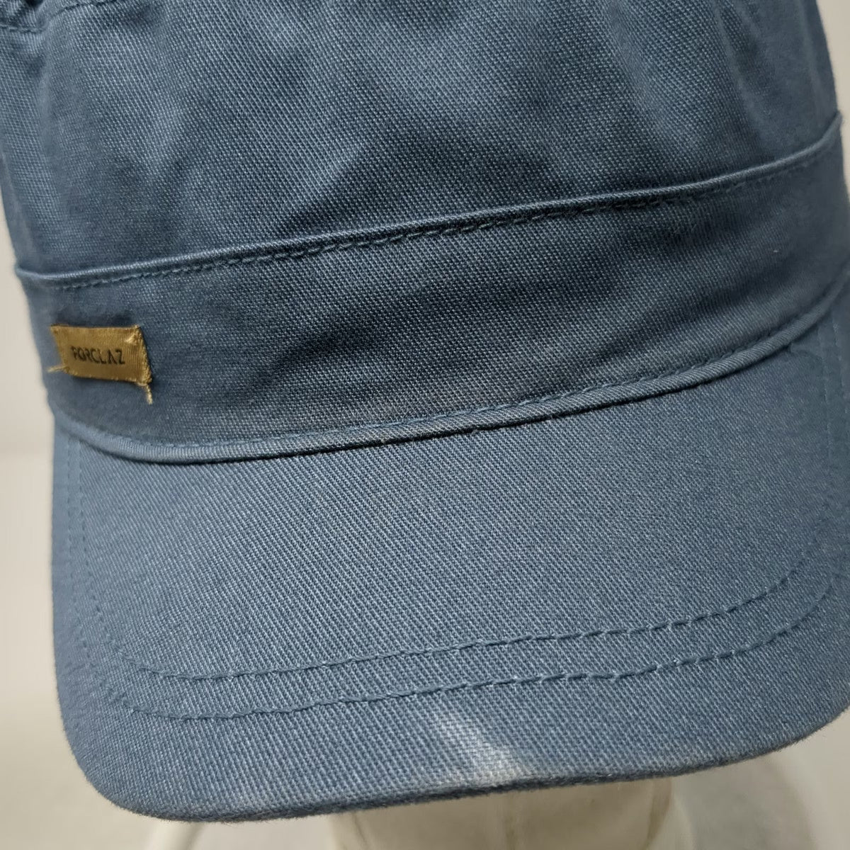 Forclaz Army Cap Blue One Size Slideback Adjustable Flat Top Hiking Trek Hat