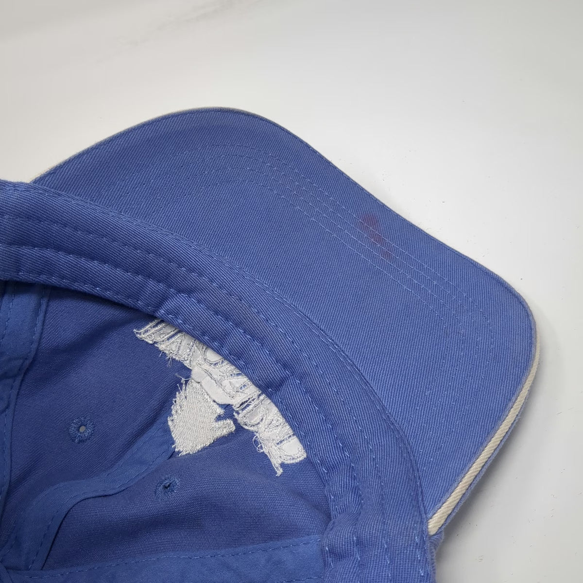 Port Authority Baseball Cap Blue One Size Strapback WonPad Horse Logo Hat Cotton