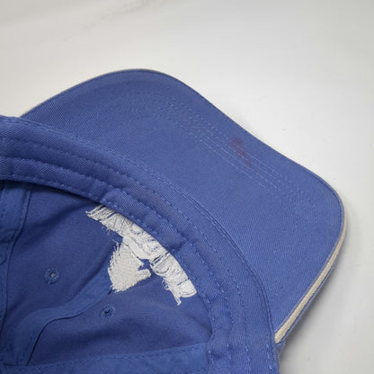Port Authority Baseball Cap Blue One Size Strapback WonPad Horse Logo Hat Cotton