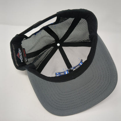 EB All Stars Snapback Mesh Back Trucker Hat Gray One Size Adjustable