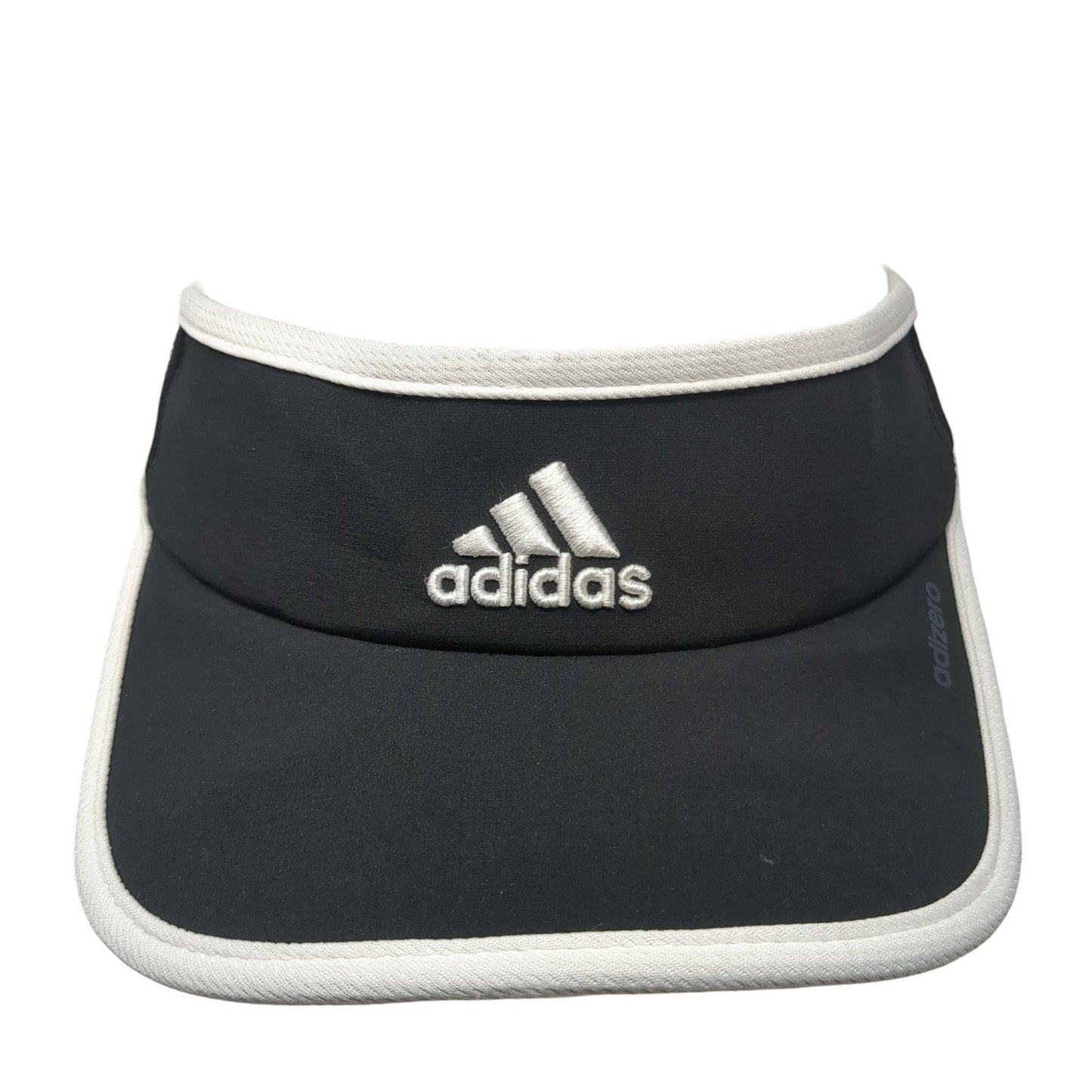 Adidas 3 Stripes Strapback Visor Hat Black One Size Adjustable Outdoor