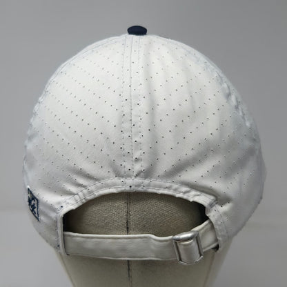 The Game Stars National Baseball Cap Blue White One Size Slideback Perforated