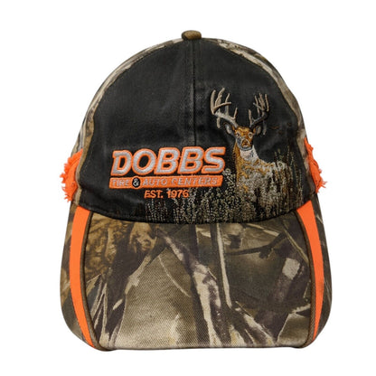 Dobbs Tire Auto Centers Est. 1976 Strapback Hat Camouflage OS Adjustable 6 Panel
