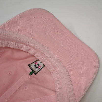 USA Premium Headwear Baseball Cap Pink One Size Boba Tea Cotton Hat Slideback