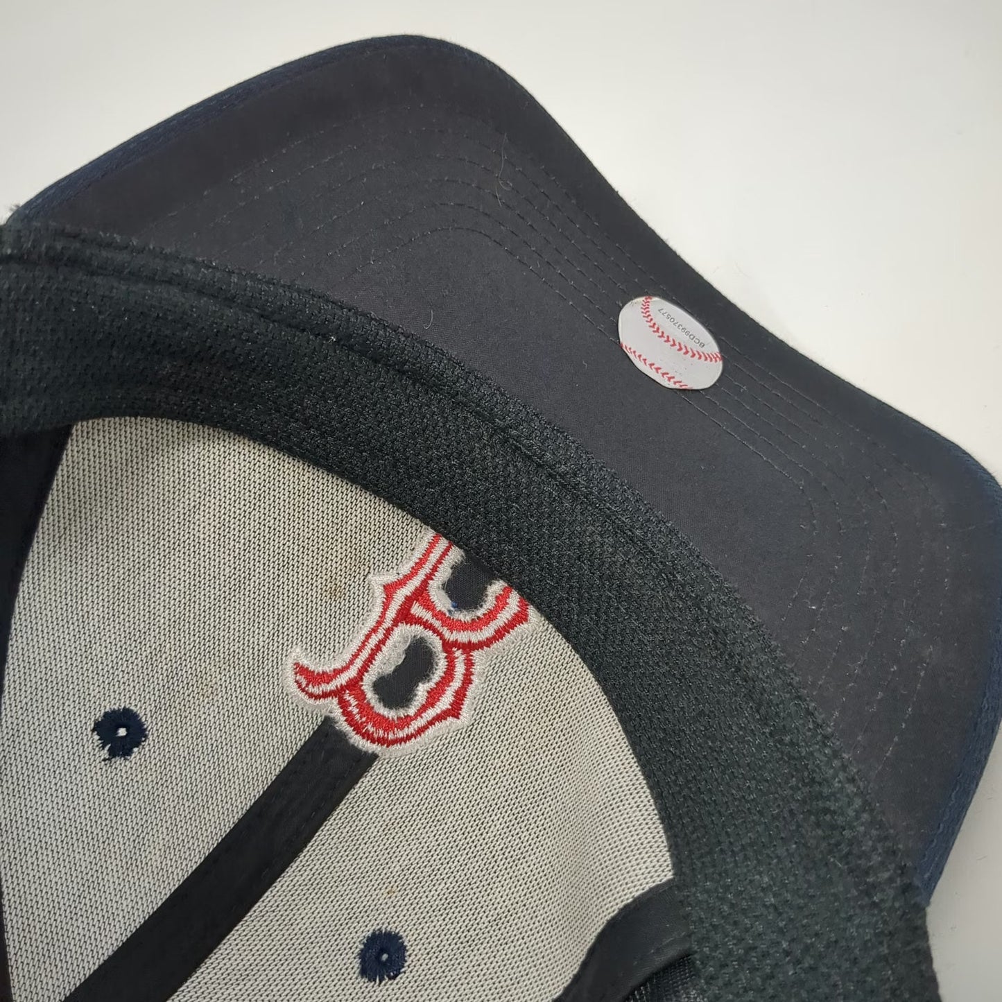OC Sports Boston Red Sox MLB Baseball Cap Blue One Size Strapback Logo Mesh Hat
