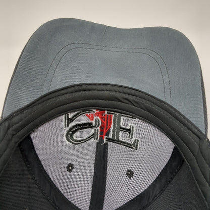 SF San Francisco Strapback Hat Gray One Size Adjustable Embroidered Lanza Cotton