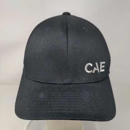 CAE Fitted Hat Black Small-Medium Embroidered 6 Panel Flexfit Yupoong