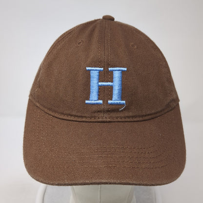 H Slideback Baseball Cap Brown One Size Adjustable Embroidered Divided by H&M