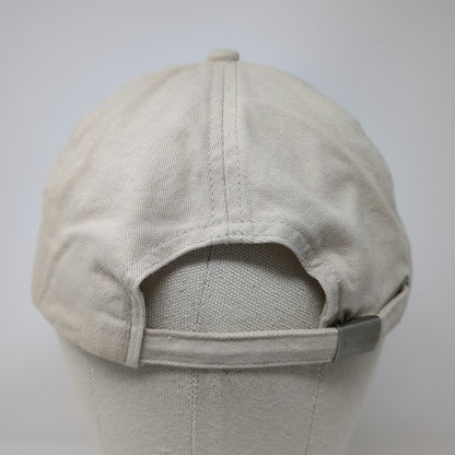 Gulfstream Baseball Cap Beige One Size Slideback Black Sandwich Brim Hat