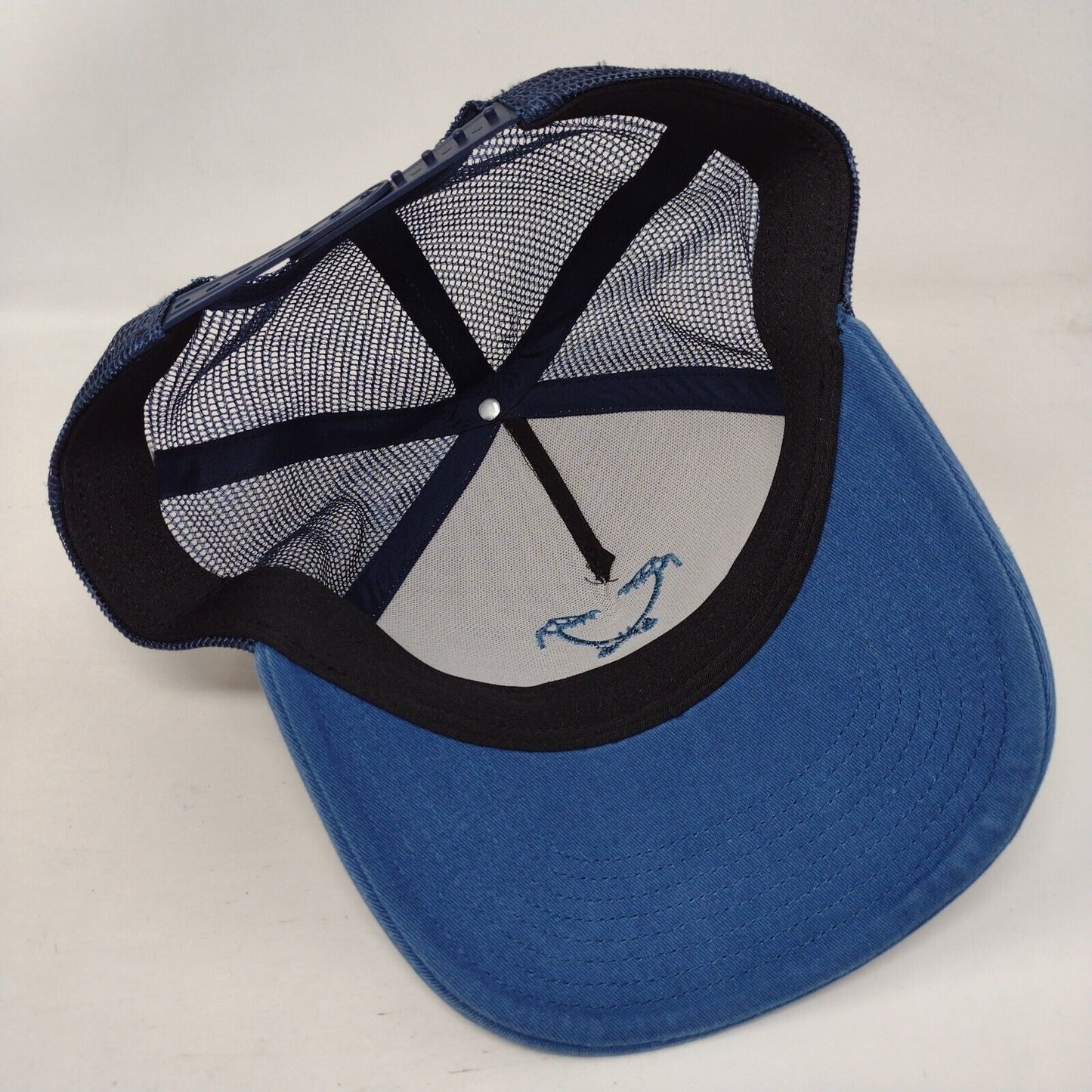 Outdoor Research Deer Snapback Trucker Hat Blue One Size Mesh Back