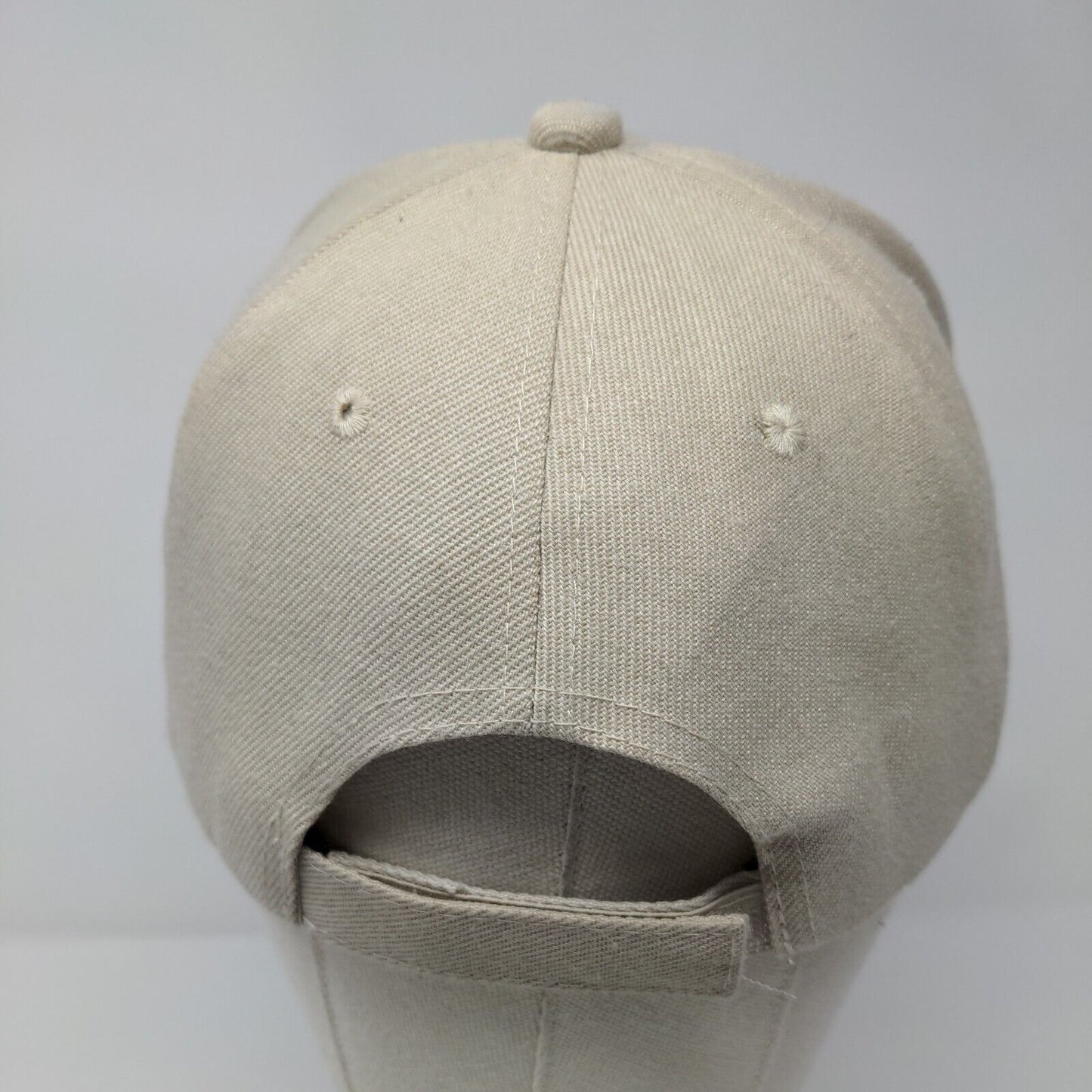 United States Air Force Tactical Fighter Squadron Strapback Hat Tan OSFA 6 Panel