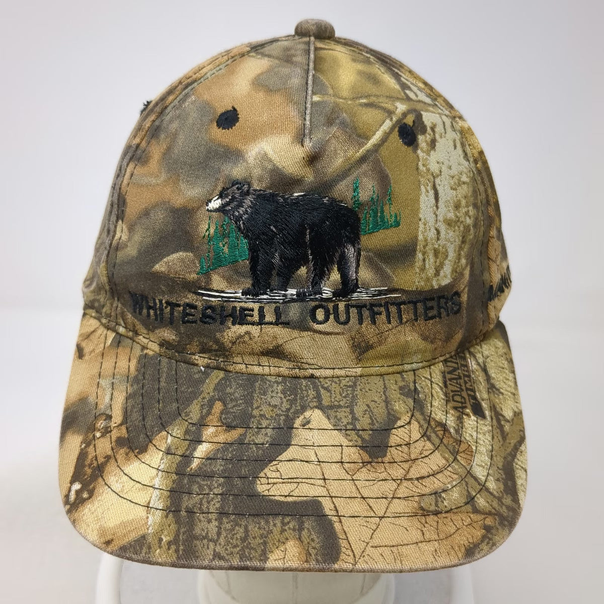 AJM 5 Panel Brown Camo One Size Bear Manitoba Canada Outfitter Hunting Hat