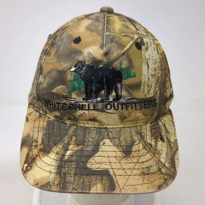 AJM 5 Panel Brown Camo One Size Bear Manitoba Canada Outfitter Hunting Hat