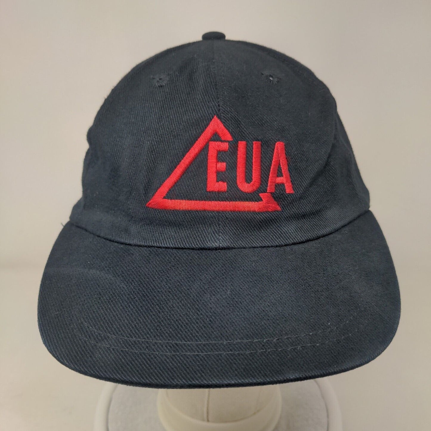 EUA AT&T Slideback Hat Black One Size Adjustable Embroidered Vented Holes