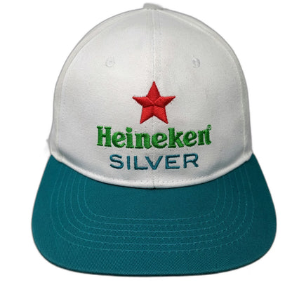 White Blue Heineken Silver Red Bull New York Snapback Hat One Size Cotton Soccer