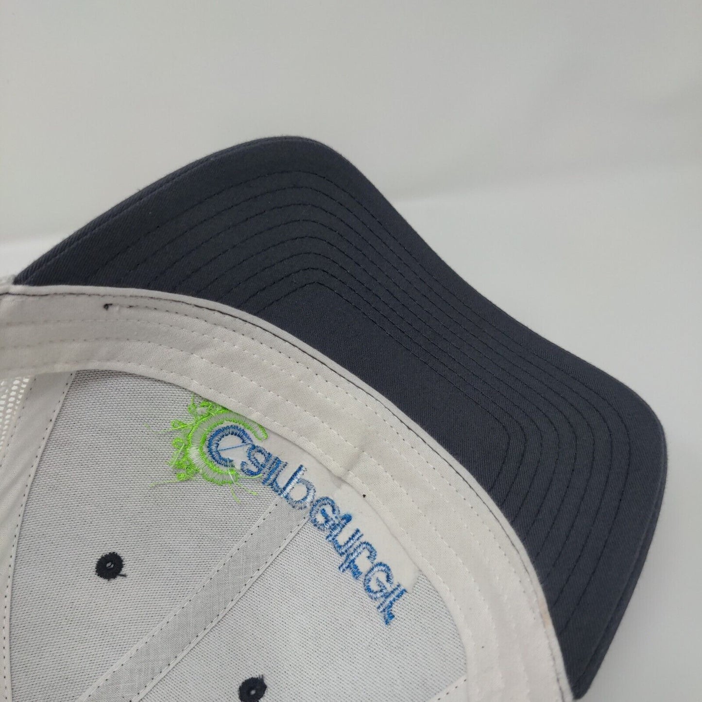Carpenter Screen Print & Embroidery Snapback Trucker Hat Blue OSFA Sport-Tek