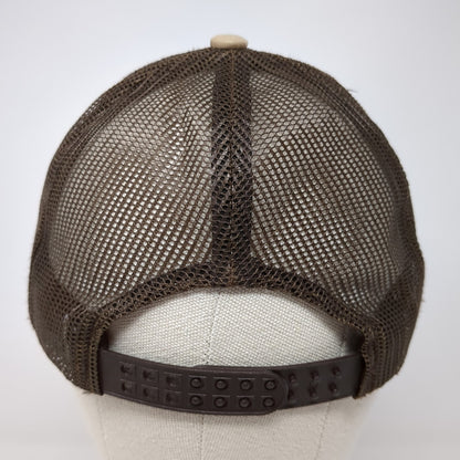 DFO Dry Foot Outfitters Snapback Mesh Back Trucker Hat Brown One Size