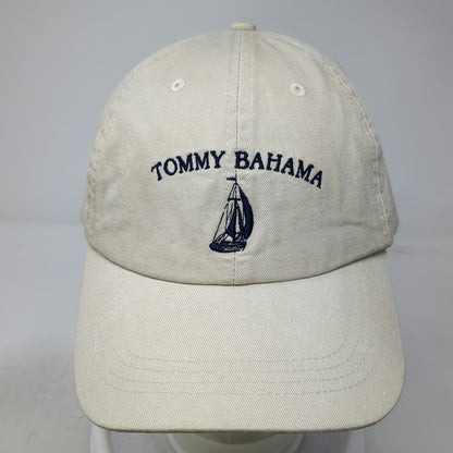 Tommy Bahama Baseball Cap Beige One Size Slideback Sailboat Island Pursuit Hat