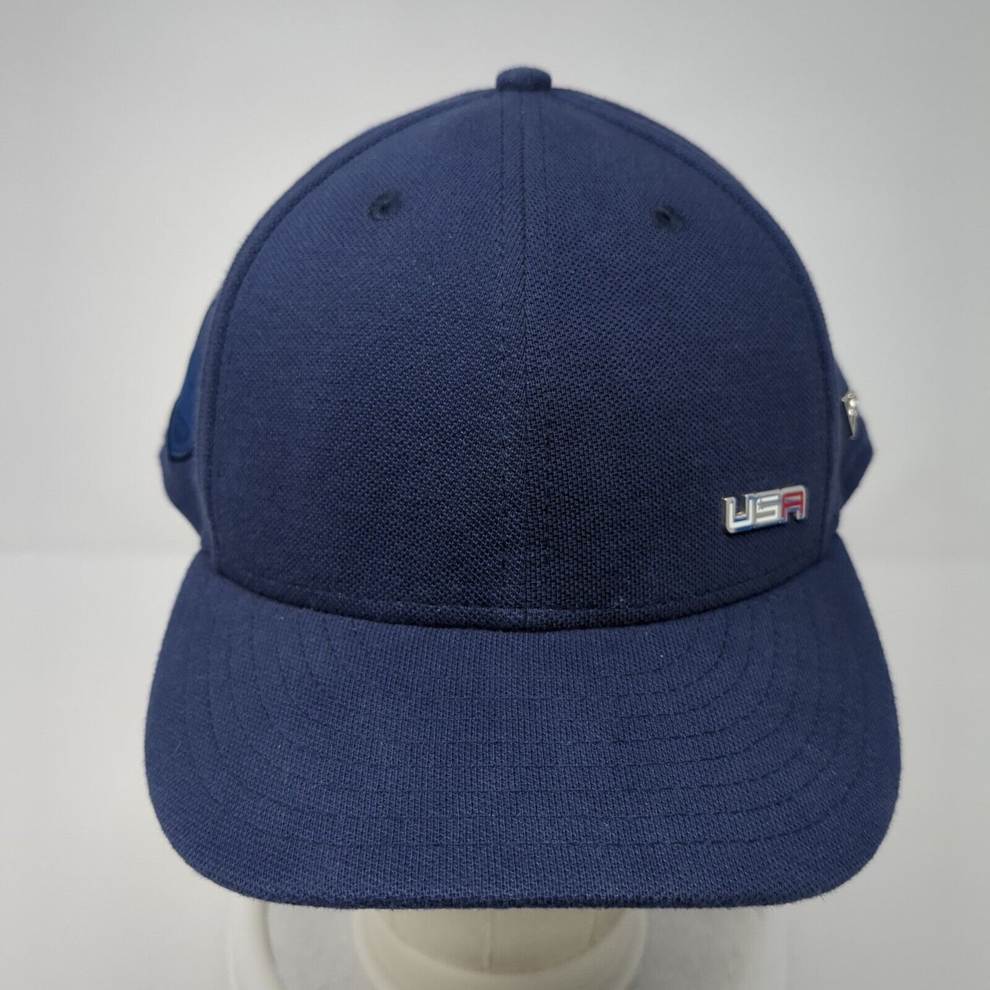 USA 2018 Snapback Golf Hat Blue One Size Adjustable Patriotic Emblem New Era