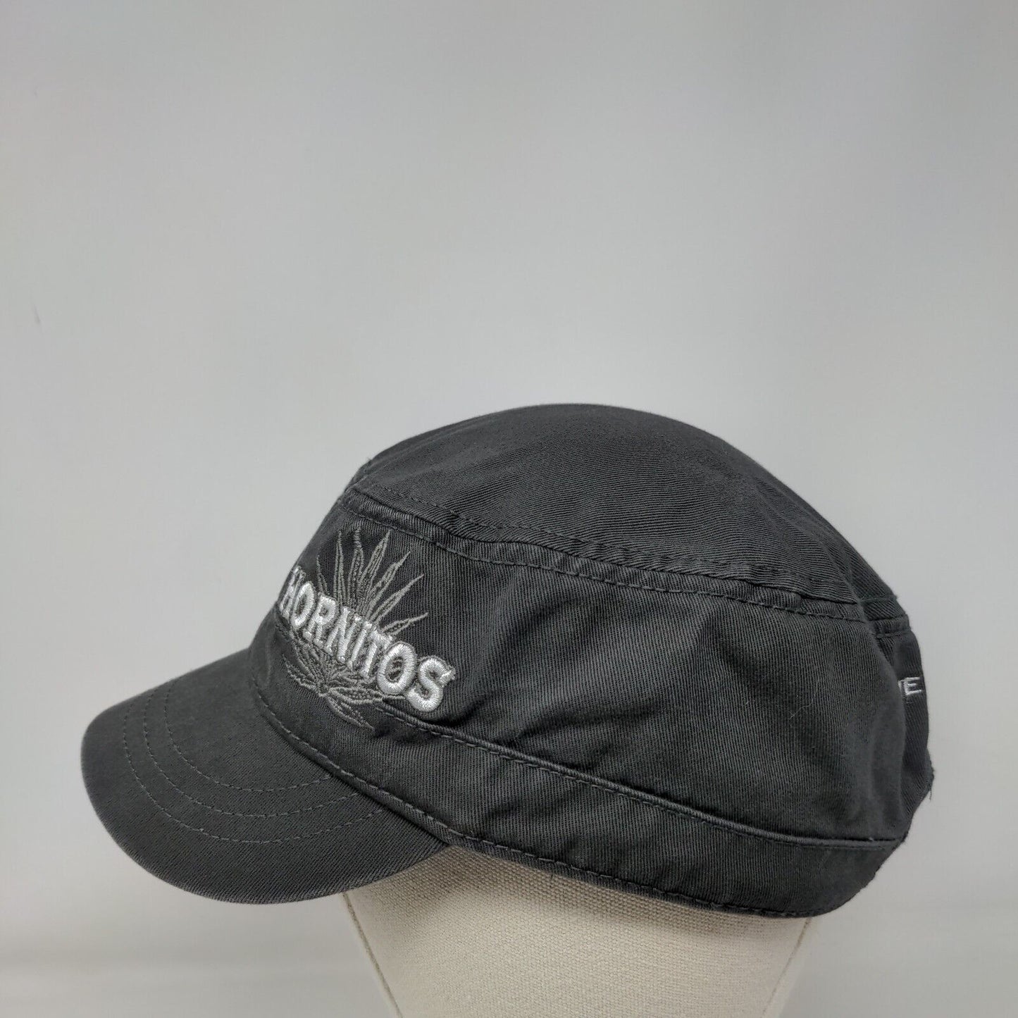 Hornitos Drink Responsibly Cadet Army Cap Gray OSFA Adjustable Style Master