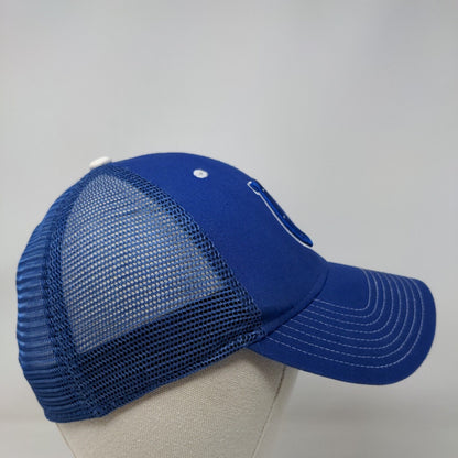 NFL Team Apparel Indianapolis Colts Fitted Mesh Back Hat Blue OS Embroidered