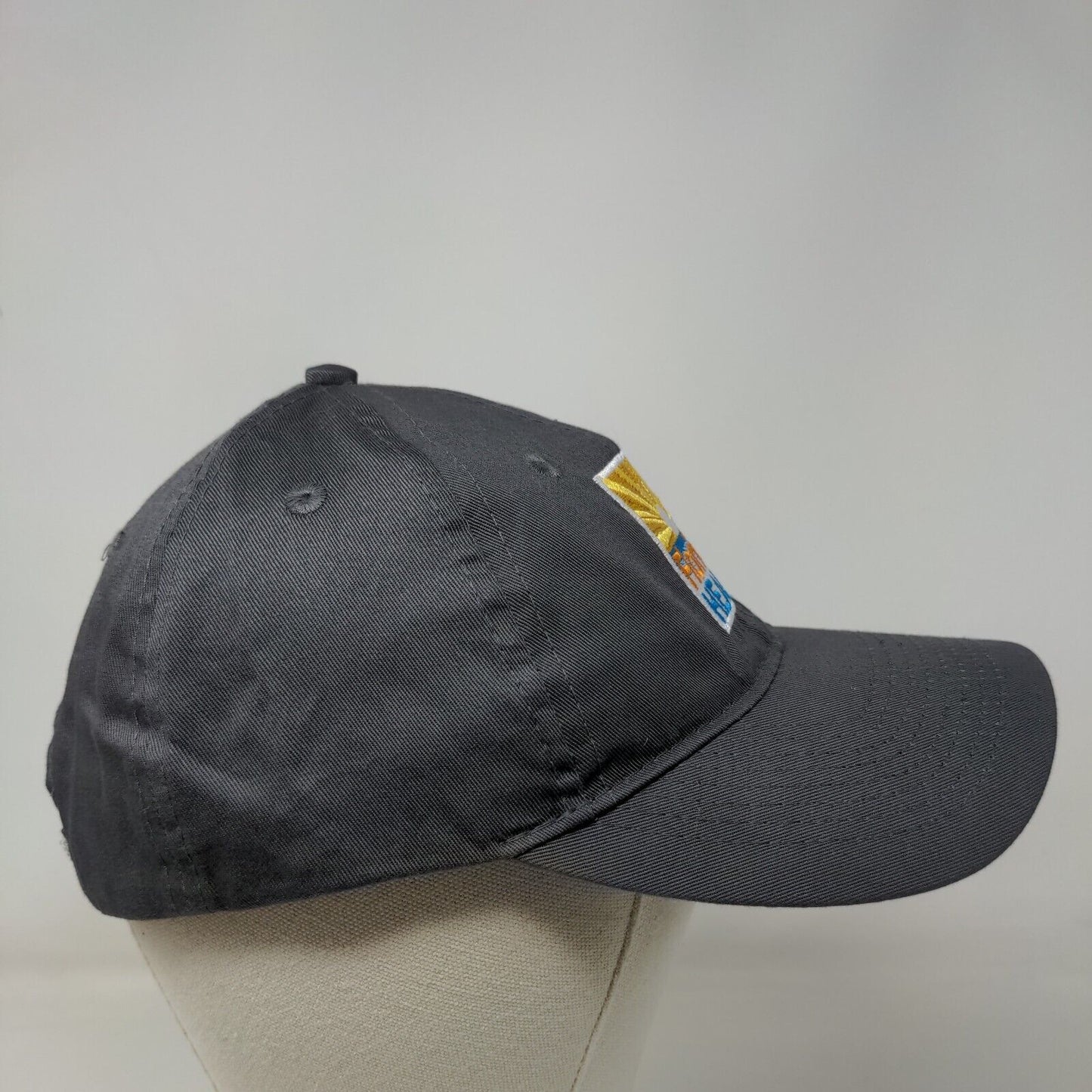 Florida Health Strapback Hat Gray One Size Adjustable Embroidered Port & Company