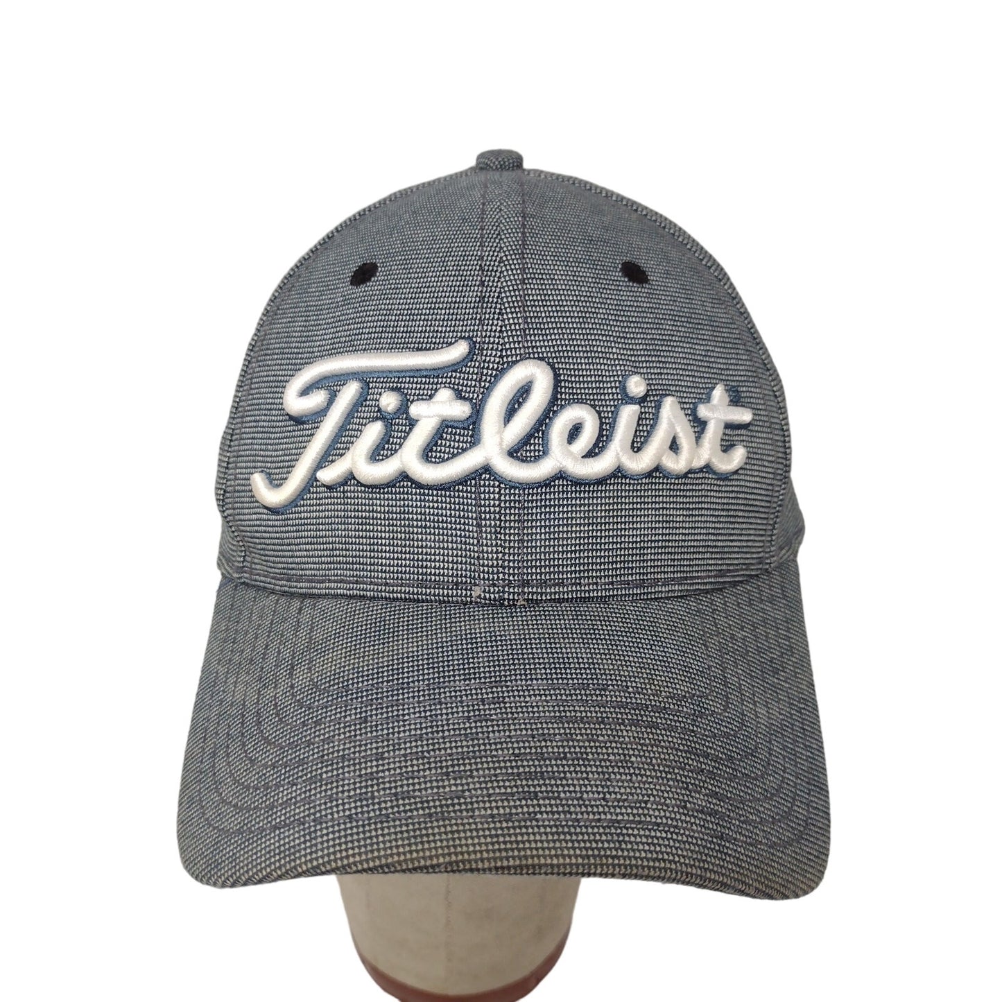 Titleist Golf Hat Size S/M Gray Embroidered Spell Out Logo Polyester
