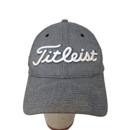 Titleist Golf Hat Size S/M Gray Embroidered Spell Out Logo Polyester