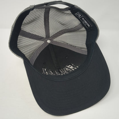 Fallen Outdoors Snapback Trucker Hat Black One Size Mesh Back Richardson