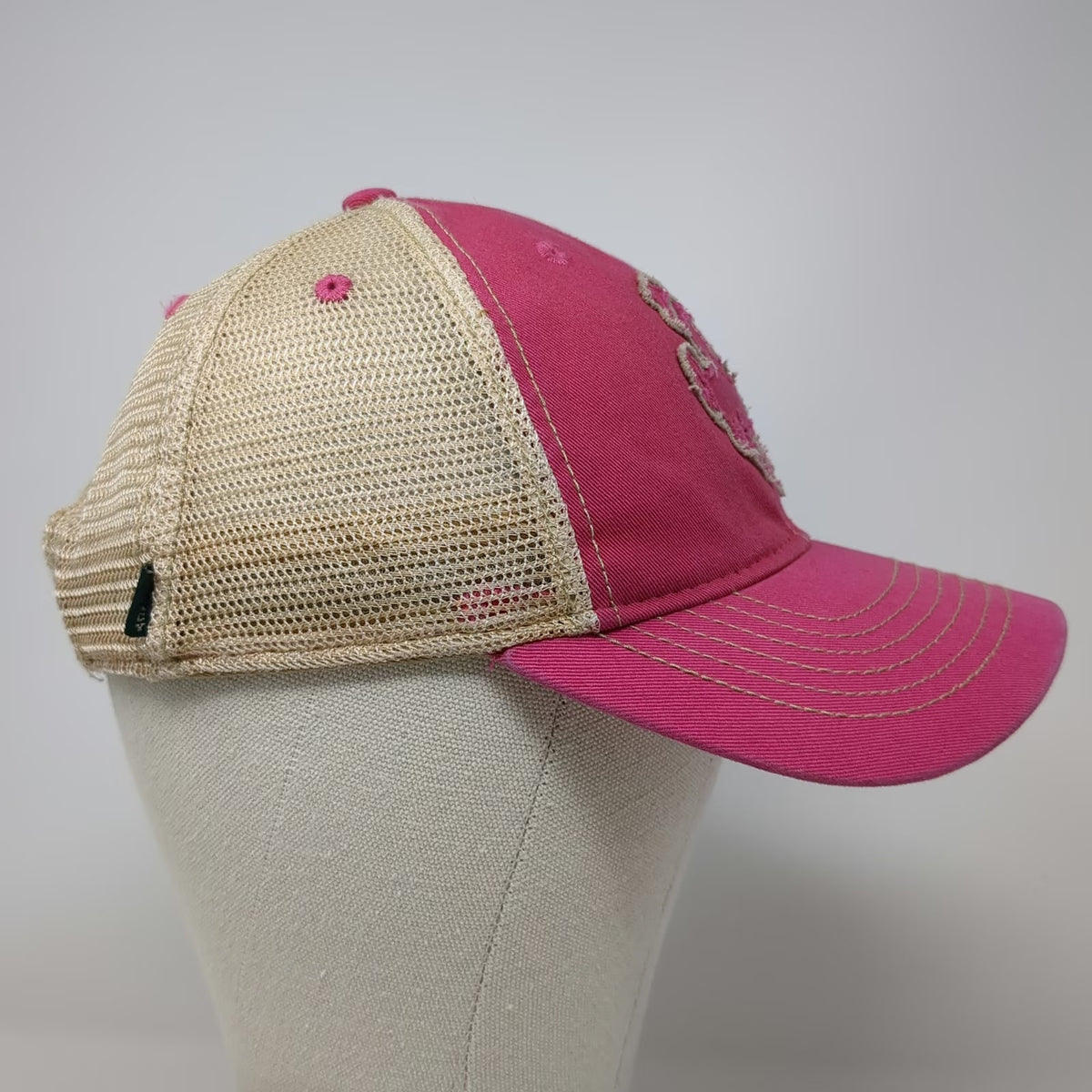 Legacy Trucker Hat Pink One Size Jackson Hole Bucking Horse Snapback Mesh Cap