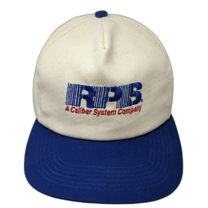 K-Products 5 Panel White Blue One Size Snapback Embroidered RPS Company Hat