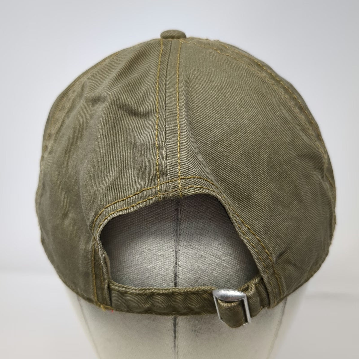Mossy Oak Baseball Cap Brown One Size Contrast Stitching Adjustable Logo Hat