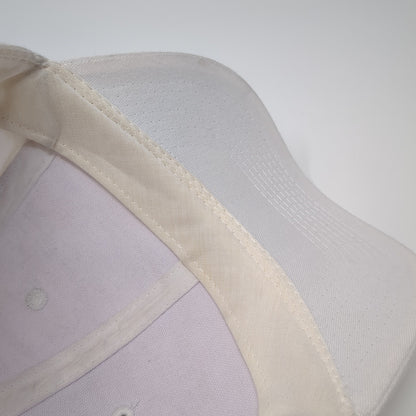 George Strapback Hat White One Size Solid Adjustable Blank Outdoor