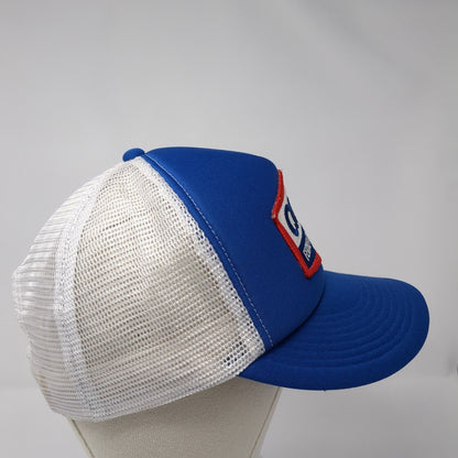 Crux Fermentation Project Snapback Trucker Hat Blue One Size Mesh Back