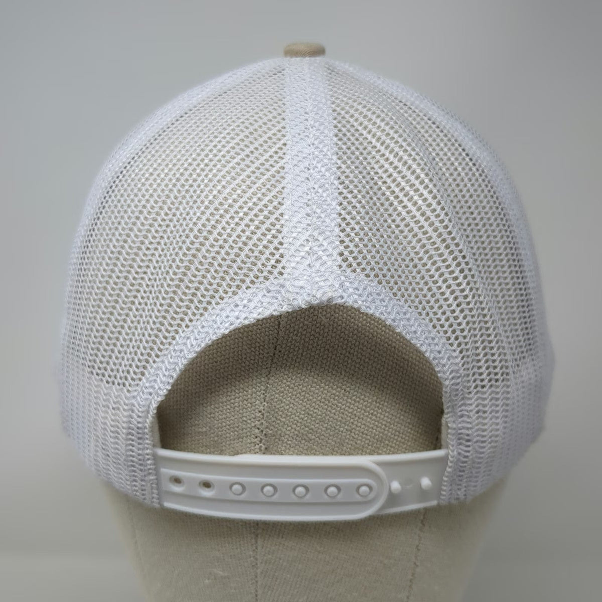 Dover Bluff Hat Co. Trucker Hat Brown One Size Mesh Back Fish Patch Snapback