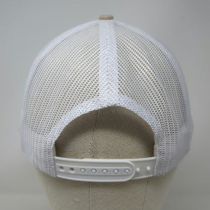 Dover Bluff Hat Co. Trucker Hat Brown One Size Mesh Back Fish Patch Snapback