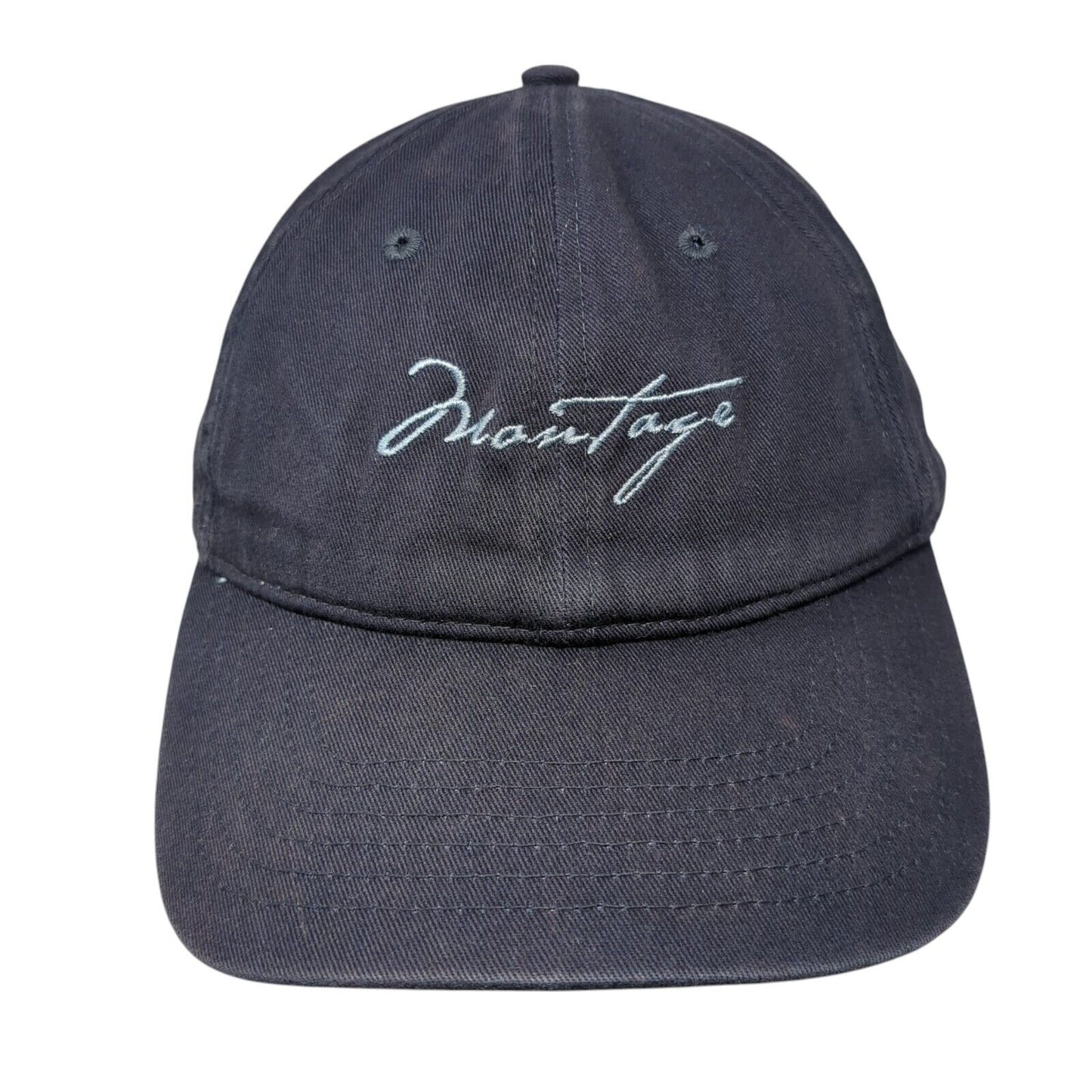 Montage Laguna Beach Slideback Hat Blue One Size Adjustable Embroidered