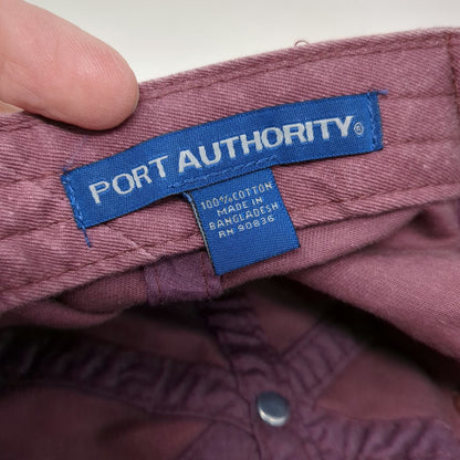 Port Authority Baseball Cap Red One Size Sawtooth Physical Therapy Slideback hat