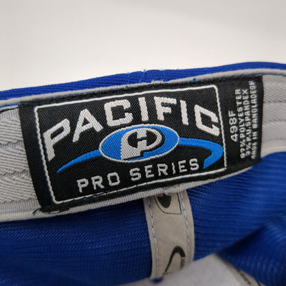 SpS Fitted Hat Blue Size 7 3/8-8 Embroidered M2 Technology Pacific Headwear