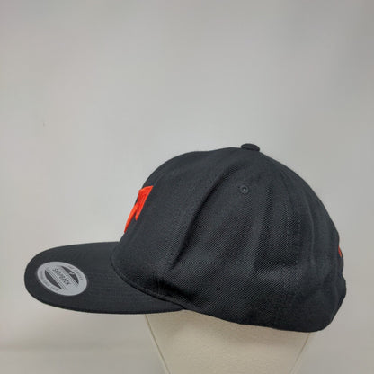 Buzz Feed Snapback Hat Black One Size Embroidered The Classics Yupoong