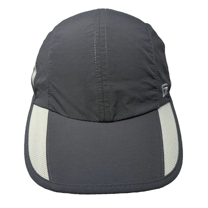 GADIEMKENSD Baseball Cap Gray L Mesh Nylon Running Adjustable Slideback Hat
