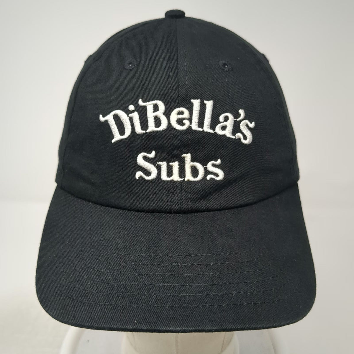 Big Accessories DiBella's Subs Baseball Cap Black One Size Cotton Slideback Hat