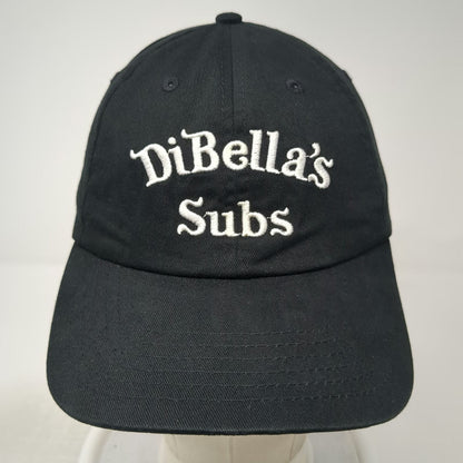 Big Accessories DiBella's Subs Baseball Cap Black One Size Cotton Slideback Hat