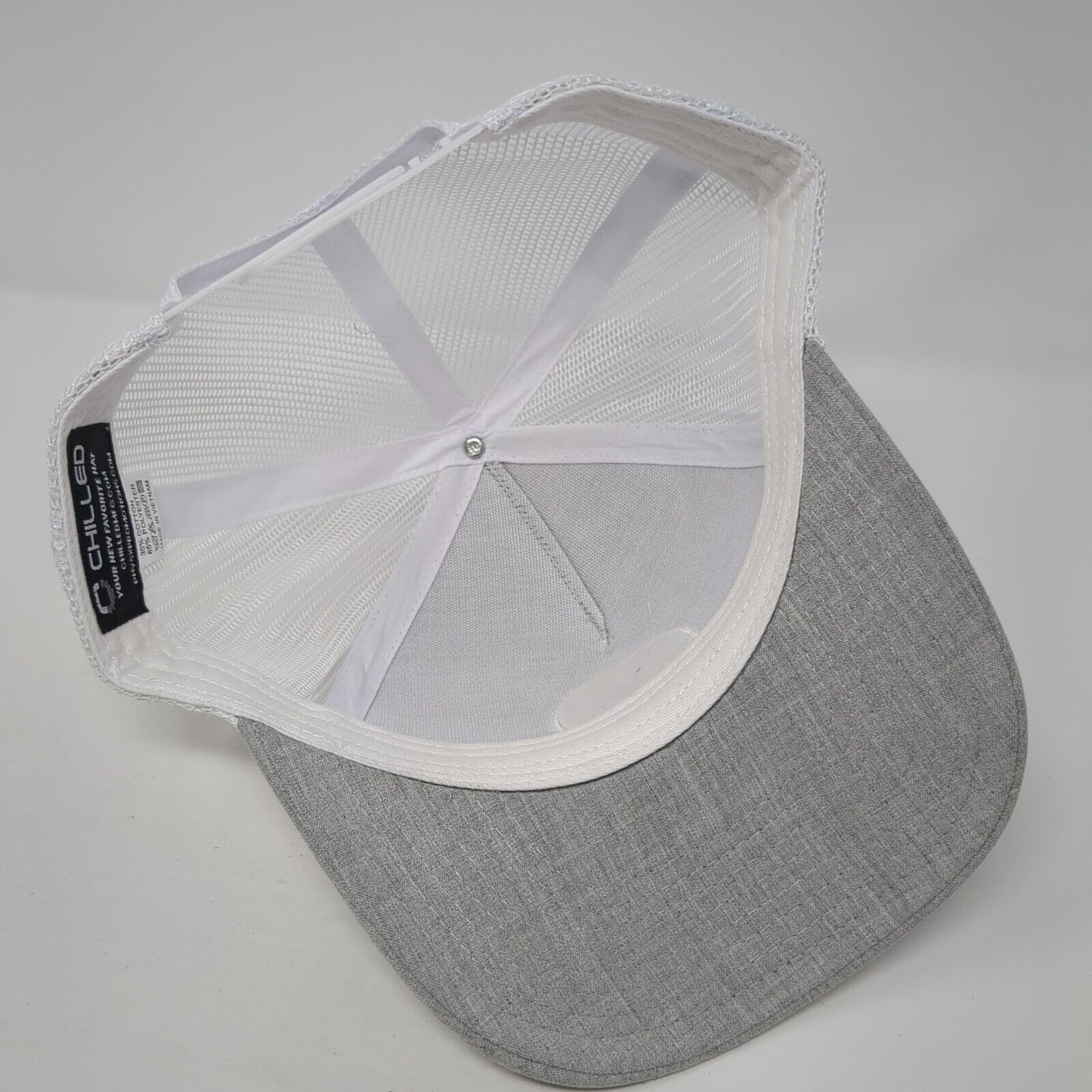 B012 Servant Leadership Snapback Trucker Hat Gray One Size Mesh Back
