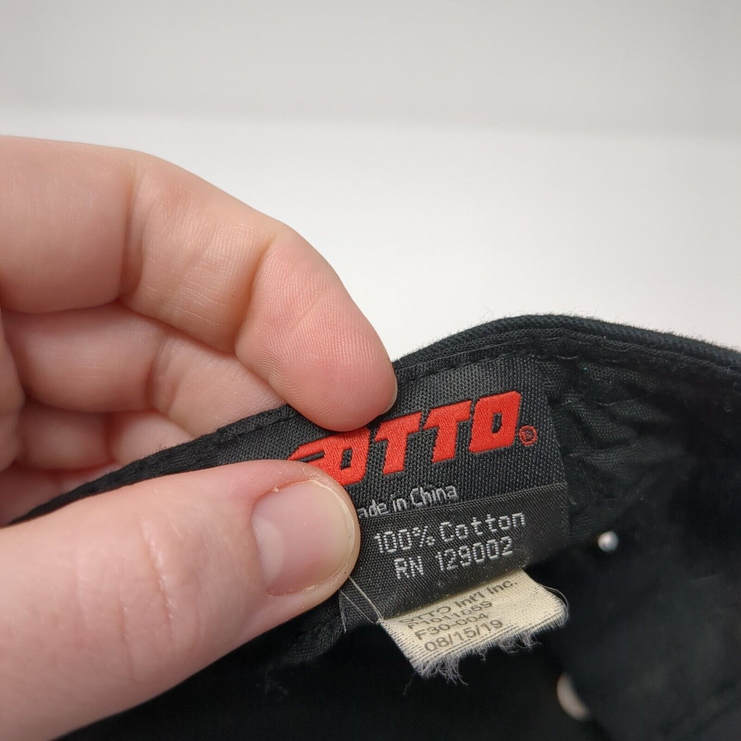 H Hansen Industries Strapback Baseball Cap Black OS Adjustable Patriotic Otto