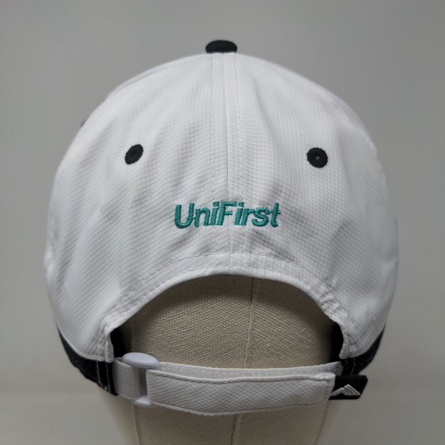 Rush Truck Centers Men's Strapback Hat White OSFA Embroidered Logo Polyester